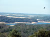 Comanche Reservoir as seen from Qz#1 claim