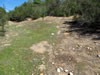 Drill pad on Qz#1 claim
